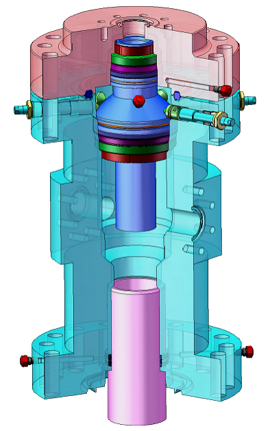 钻采一体化四通
