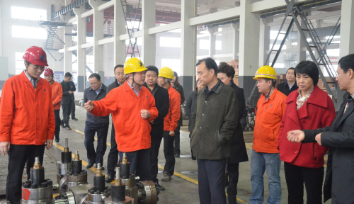 时任重庆市市委常委刘光磊考察调研新泰公司